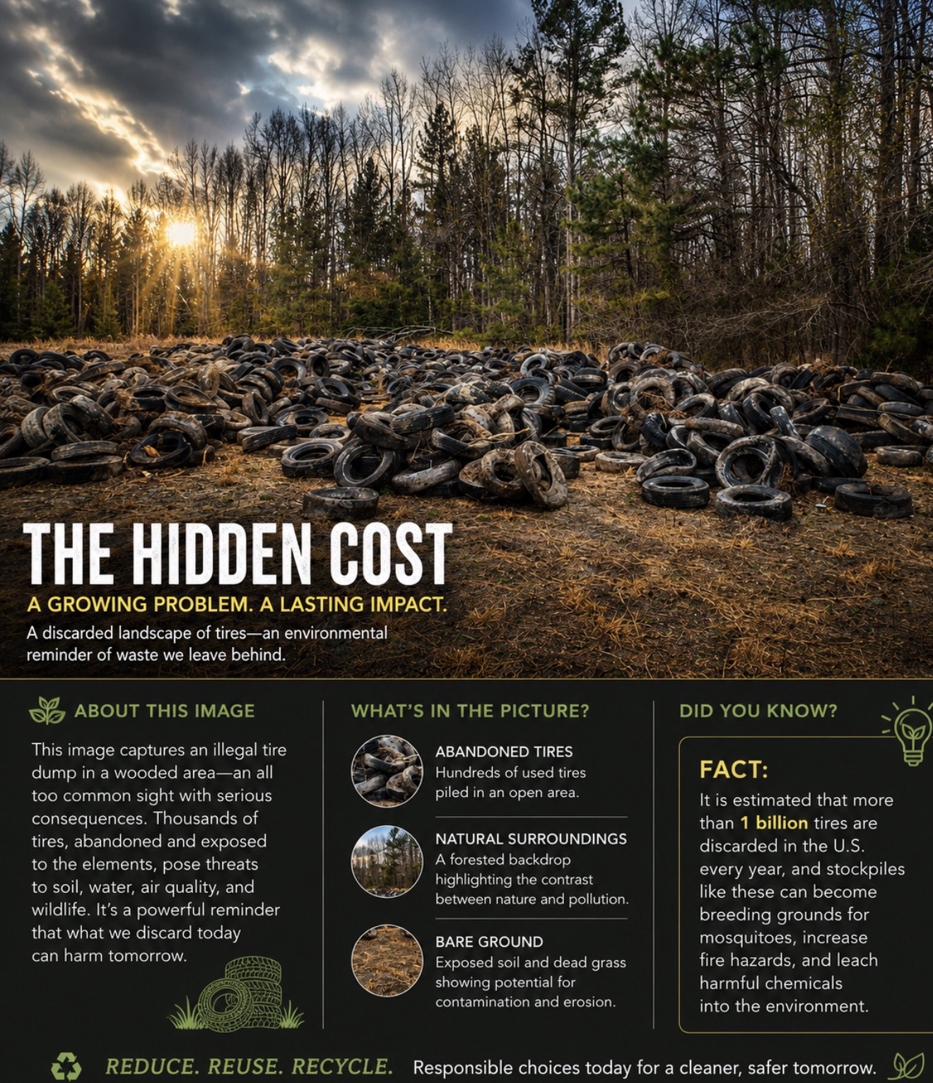 The Hidden Cost of Illegal Tire Dumps